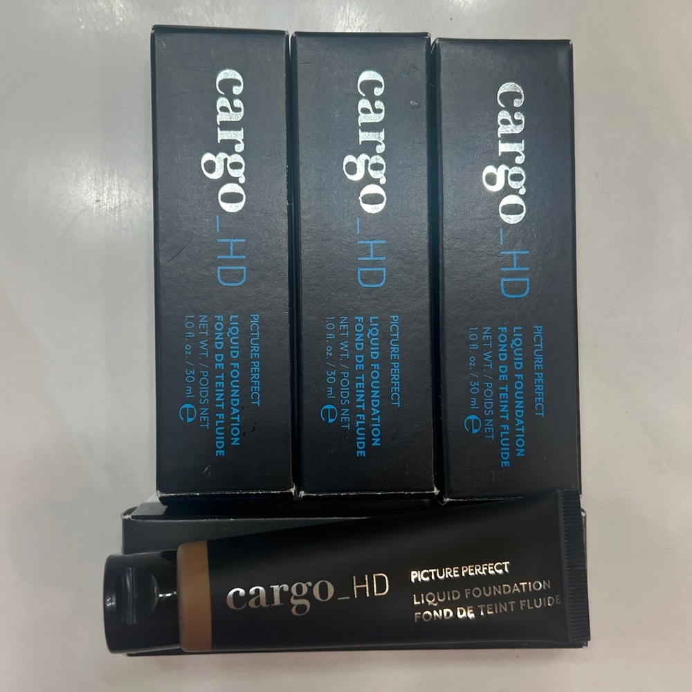 Cargo HD 4pcs Picture Perfect Liquid Foundation~7W / Color~NIB~ Hard to Find!